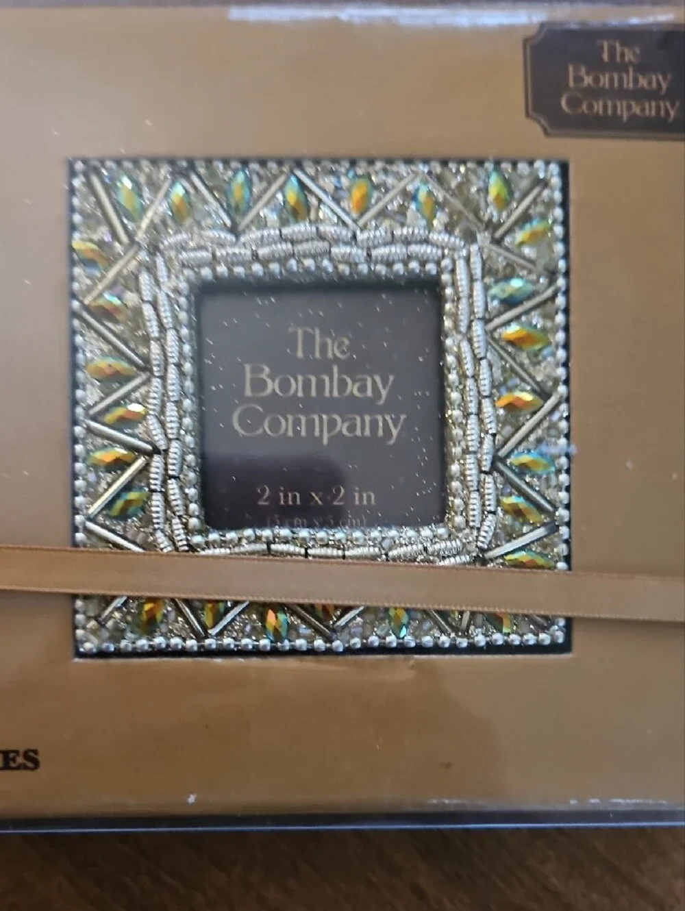 Set of 3 Pastel, Hand-Beaded Mini Frames